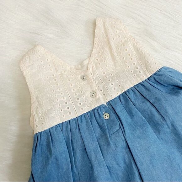 18 Months •Jessica Simpson• Blue Baby Girl Dress - Picture 6 of 8